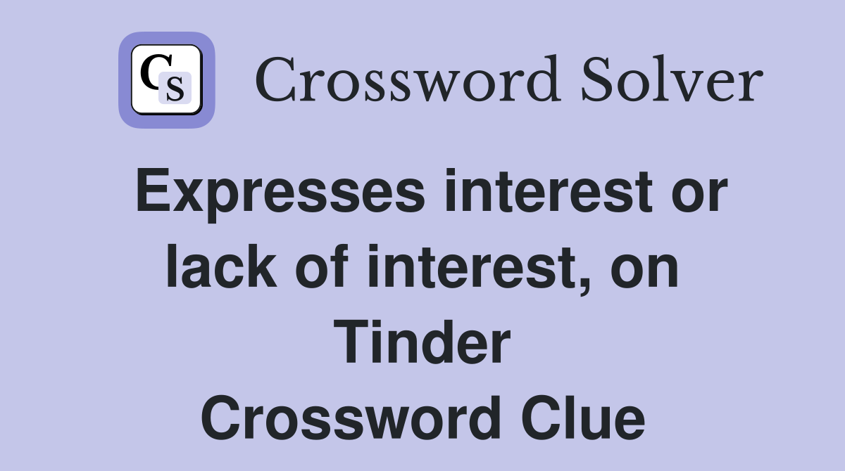 lack of concern or interest crossword clue